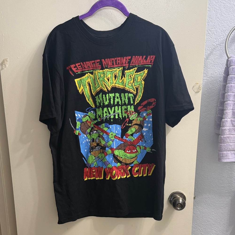 Nickelodeon Mutant Mayhem Black Tee